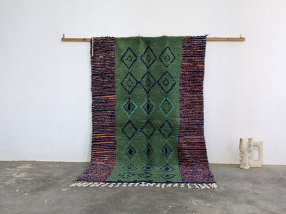 Moroccan Handmade Traditional Azilal rug 243 X 157 cm - Moroccan Rugs