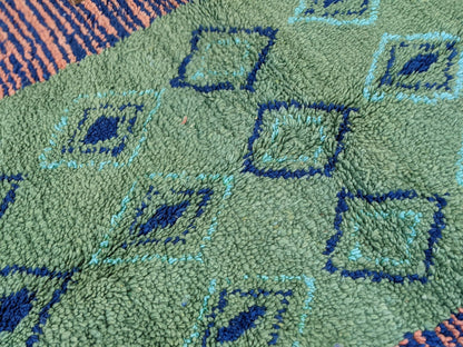 Moroccan Handmade Traditional Azilal rug 243 X 157 cm - Moroccan Rugs