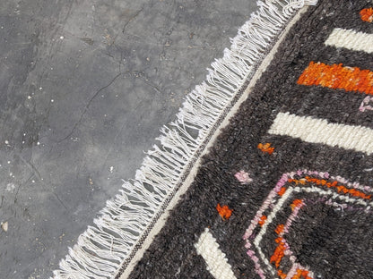 Moroccan Handmade Traditional Azilal Rug 244 X 130 Cm - Moroccan Rugs