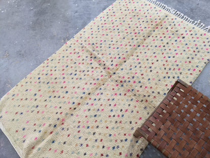 Moroccan Handmade Traditional Azilal Rug 244 X 148 Cm - Moroccan Rugs