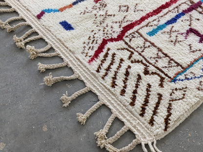 Moroccan Handmade Traditional Azilal Rug 250 X 150 Cm - Moroccan Rugs