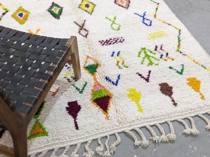 Moroccan Handmade Traditional Azilal Rug 250 X 161cm - Moroccan Rugs