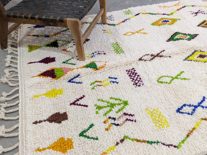 Moroccan Handmade Traditional Azilal Rug 250 X 161cm - Moroccan Rugs