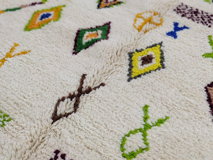 Moroccan Handmade Traditional Azilal Rug 250 X 161cm - Moroccan Rugs