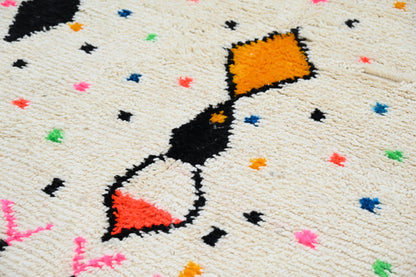 Moroccan Handmade Traditional Azilal Rug 251 X 152 Cm - Moroccan Rugs