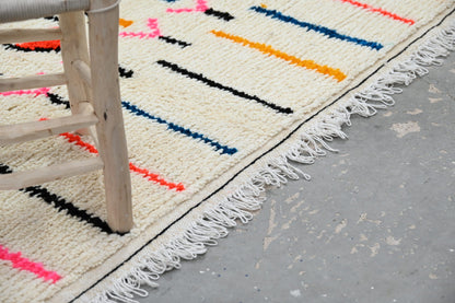 Moroccan Handmade Traditional Azilal Rug 251 X 152 Cm - Moroccan Rugs