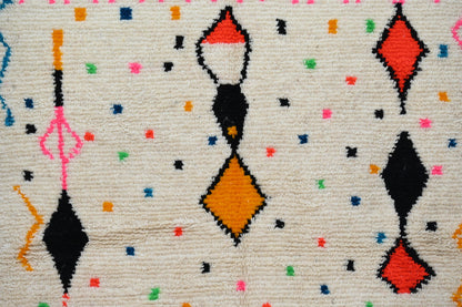 Moroccan Handmade Traditional Azilal Rug 251 X 152 Cm - Moroccan Rugs