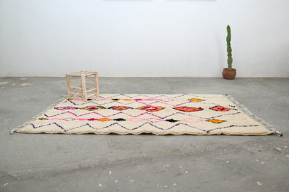 Moroccan Handmade Traditional Azilal Rug 251 X 162 Cm - Moroccan Rugs