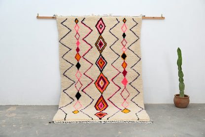 Moroccan Handmade Traditional Azilal Rug 251 X 162 Cm - Moroccan Rugs