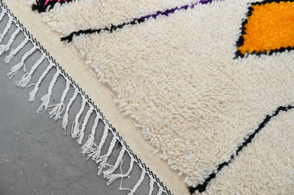 Moroccan Handmade Traditional Azilal Rug 251 X 162 Cm - Moroccan Rugs