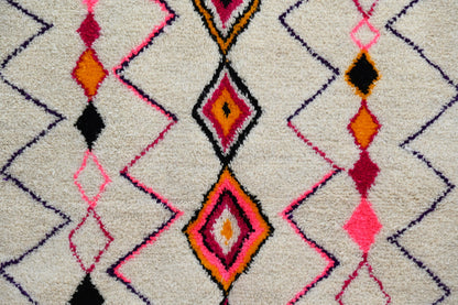 Moroccan Handmade Traditional Azilal Rug 251 X 162 Cm - Moroccan Rugs