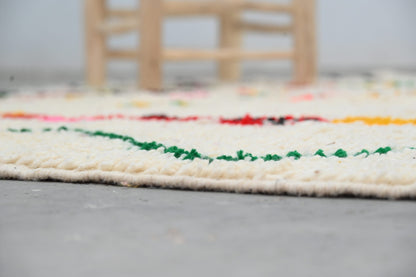 Moroccan Handmade Traditional Azilal Rug 252 X 145 Cm - Moroccan Rugs