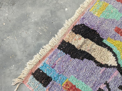 Moroccan Handmade Traditional Azilal Rug 252 X 146 Cm - Moroccan Rugs