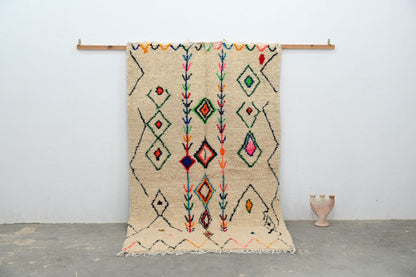 Moroccan Handmade Traditional Azilal Rug 253 X 154 Cm - Moroccan Rugs