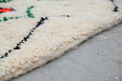 Moroccan Handmade Traditional Azilal Rug 253 X 154 Cm - Moroccan Rugs