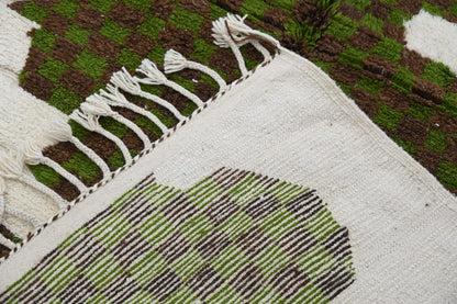 Moroccan Handmade Traditional Azilal Rug 253 X 161 Cm - Moroccan Rugs