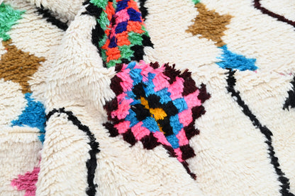 Moroccan Handmade Traditional Azilal Rug 255 X 144 Cm - Moroccan Rugs