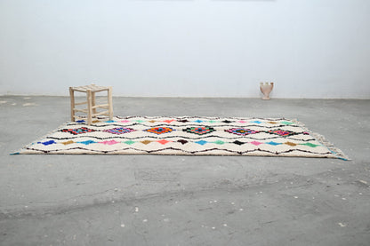 Moroccan Handmade Traditional Azilal Rug 255 X 144 Cm - Moroccan Rugs