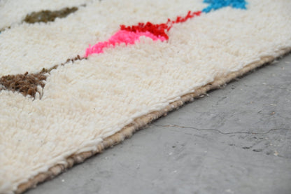 Moroccan Handmade Traditional Azilal Rug 255 X 155 Cm - Moroccan Rugs