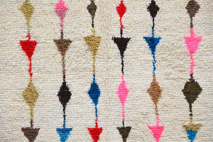 Moroccan Handmade Traditional Azilal Rug 255 X 155 Cm - Moroccan Rugs