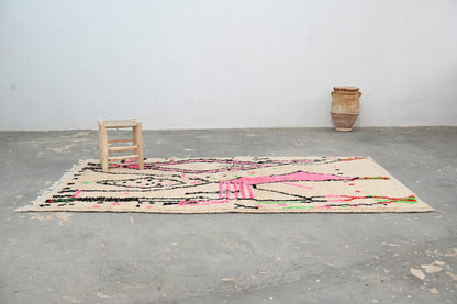 Moroccan Handmade Traditional Azilal rug 256 X 136 Cm - Moroccan Rugs