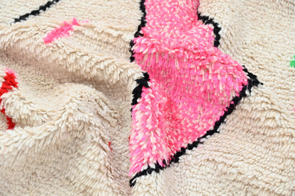 Moroccan Handmade Traditional Azilal rug 256 X 136 Cm - Moroccan Rugs