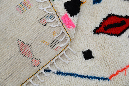 Moroccan Handmade Traditional Azilal Rug 256 X 155 Cm - Moroccan Rugs