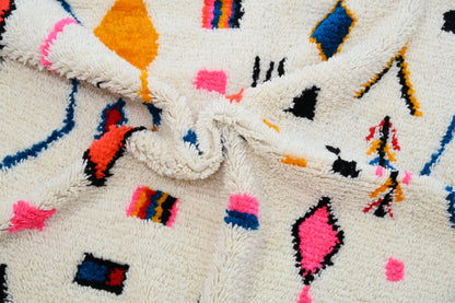 Moroccan Handmade Traditional Azilal Rug 256 X 155 Cm - Moroccan Rugs