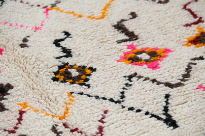 Moroccan Handmade Traditional Azilal Rug 258 X 120 Cm - Moroccan Rugs