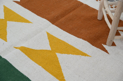 Moroccan Handmade Traditional Azilal Rug 258 X 143 Cm - Moroccan Rugs