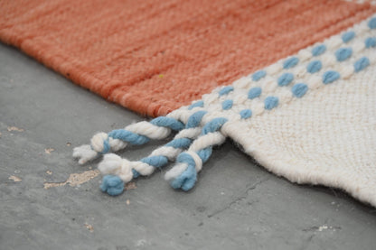 Moroccan Handmade Traditional Azilal Rug 260 X 141 Cm - Moroccan Rugs