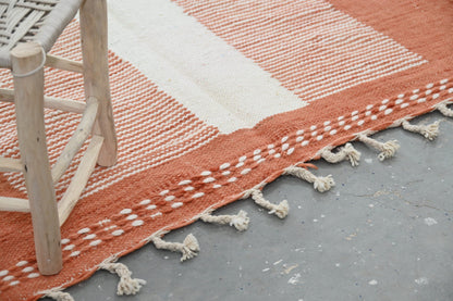 Moroccan Handmade Traditional Azilal Rug 260 X 141 Cm - Moroccan Rugs