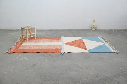 Moroccan Handmade Traditional Azilal Rug 260 X 141 Cm - Moroccan Rugs