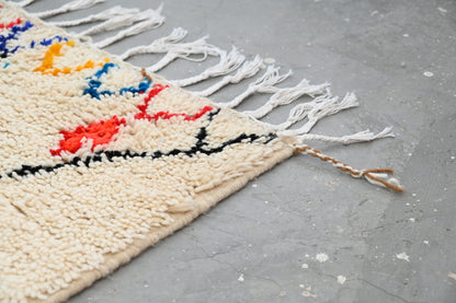 Moroccan Handmade Traditional Azilal Rug 260 X 145 Cm - Moroccan Rugs