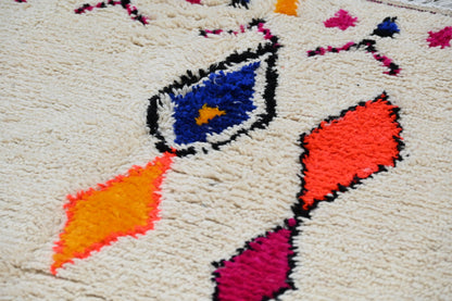 Moroccan Handmade Traditional Azilal Rug 260 X 148 Cm - Moroccan Rugs