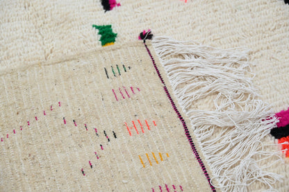 Moroccan Handmade Traditional Azilal Rug 260 X 148 Cm - Moroccan Rugs