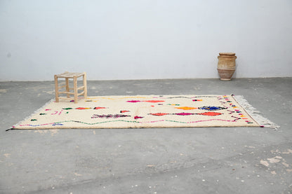 Moroccan Handmade Traditional Azilal Rug 260 X 148 Cm - Moroccan Rugs