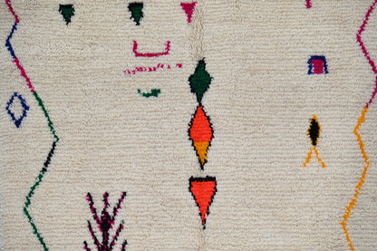 Moroccan Handmade Traditional Azilal Rug 260 X 148 Cm - Moroccan Rugs