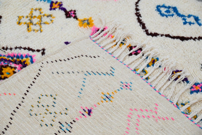 Moroccan Handmade Traditional Azilal Rug 260 X 155 Cm - Moroccan Rugs