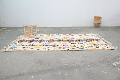 Moroccan Handmade Traditional Azilal Rug 260 X 155 Cm - Moroccan Rugs