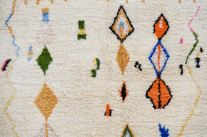 Moroccan Handmade Traditional Azilal Rug 261 X 143 cm - Moroccan Rugs