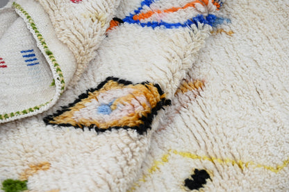 Moroccan Handmade Traditional Azilal Rug 261 X 143 cm - Moroccan Rugs