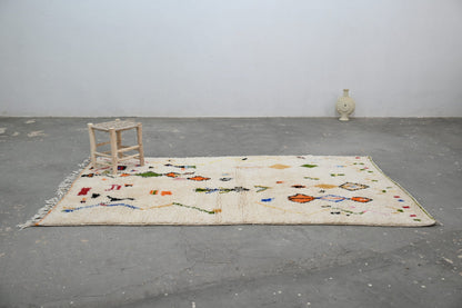 Moroccan Handmade Traditional Azilal Rug 261 X 143 cm - Moroccan Rugs