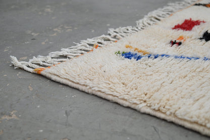 Moroccan Handmade Traditional Azilal Rug 261 X 143 cm - Moroccan Rugs