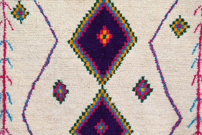 Moroccan Handmade Traditional Azilal Rug 262 X 147 Cm - Moroccan Rugs