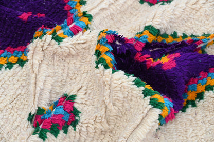 Moroccan Handmade Traditional Azilal Rug 262 X 147 Cm - Moroccan Rugs