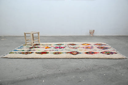 Moroccan Handmade Traditional Azilal Rug 262 X 157 Cm - Moroccan Rugs