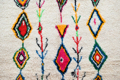 Moroccan Handmade Traditional Azilal Rug 262 X 157 Cm - Moroccan Rugs