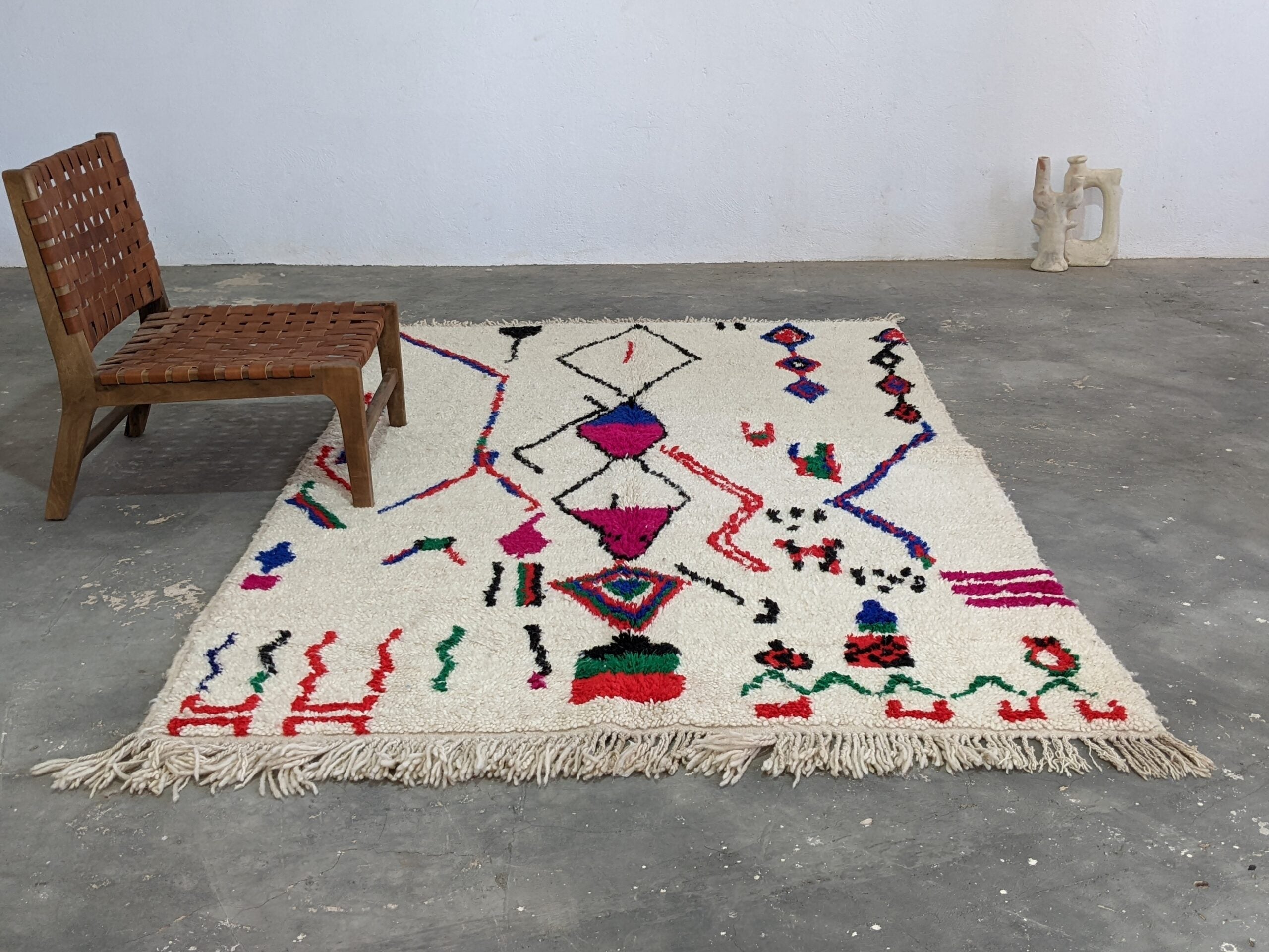 Moroccan Handmade Traditional Azilal Rug 265X161 Cm