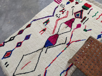 Moroccan Handmade Traditional Azilal Rug 265X161 Cm - Moroccan Rugs